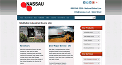 Desktop Screenshot of nassau.co.uk