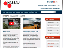 Tablet Screenshot of nassau.co.uk